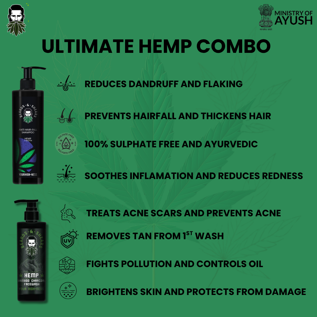 The Ultimate Hemp Combo - Face Wash & Shampoo