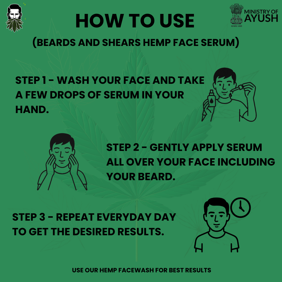 Hemp Face Serum | For a Better, Brighter & Bolder Skin - 30ml