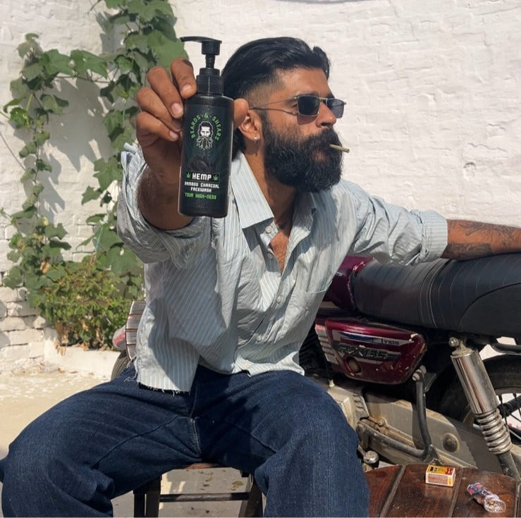 Hemp Face Wash With Activated Bamboo Charcoal - 200ml