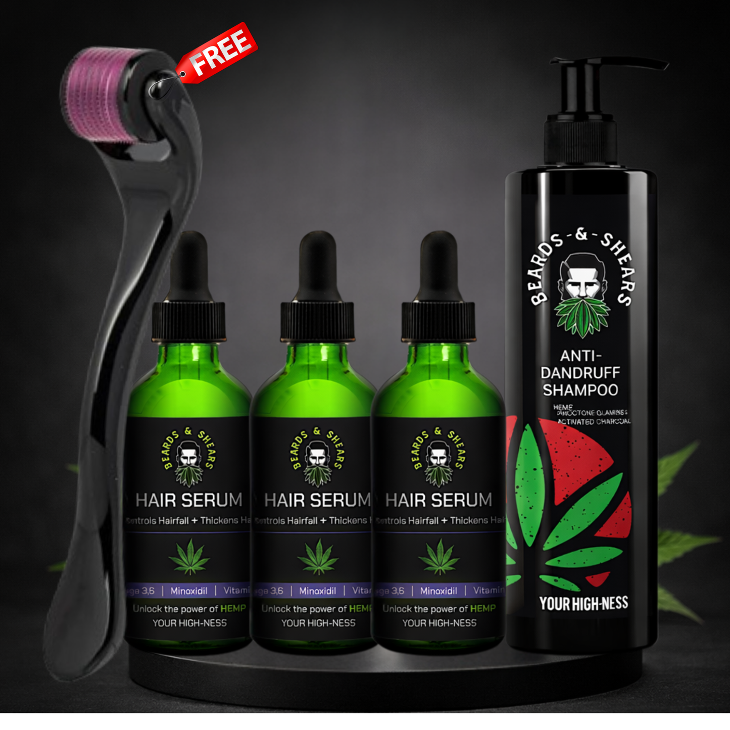 Anti Dandruff Hair Growth Duo - Eliminates Dandruff & Regrows Hair in 6 weeks | Contains Piroctone Olamine & Activated Charcoal