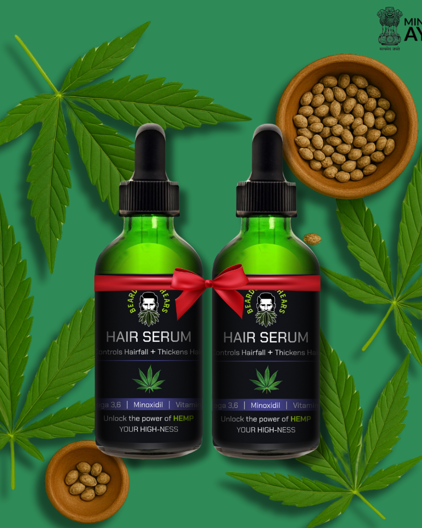 Minoxidil + Hemp Hair Serum | Boosting Hair Growth And Controls Hair Fall - 30ml