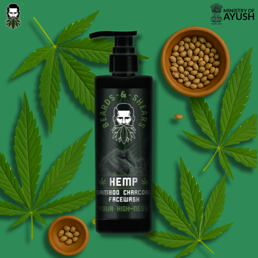 Hemp Face Wash With Activated Bamboo Charcoal - 200ml