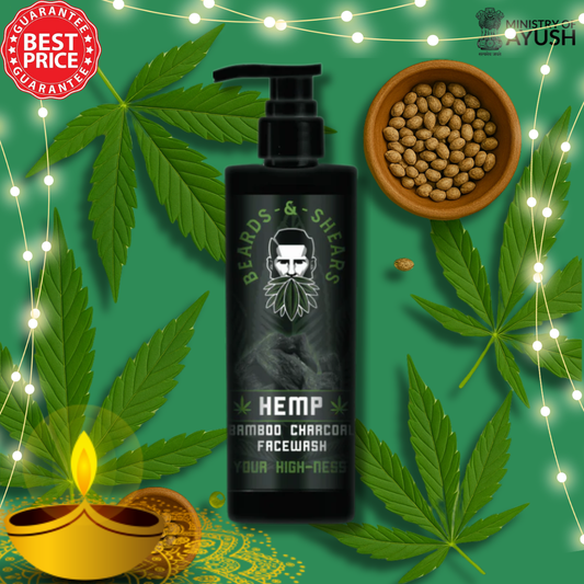 Hemp Face Wash With Activated Bamboo Charcoal - 200ml
