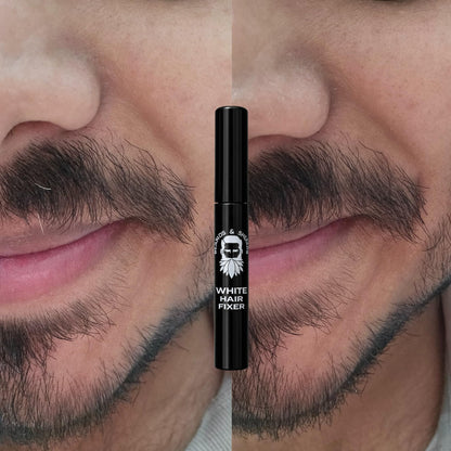 Instant White Hair Fix Stick for Men | Beard + Head Grey Coverage in 10 Seconds