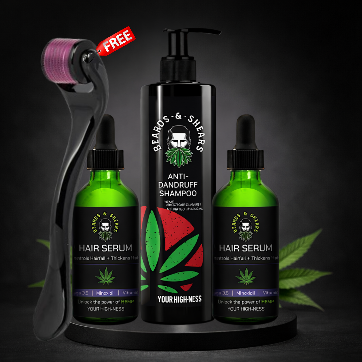 Anti Dandruff Hair Growth Duo - Eliminates Dandruff & Regrows Hair in 6 weeks | Contains Piroctone Olamine & Activated Charcoal