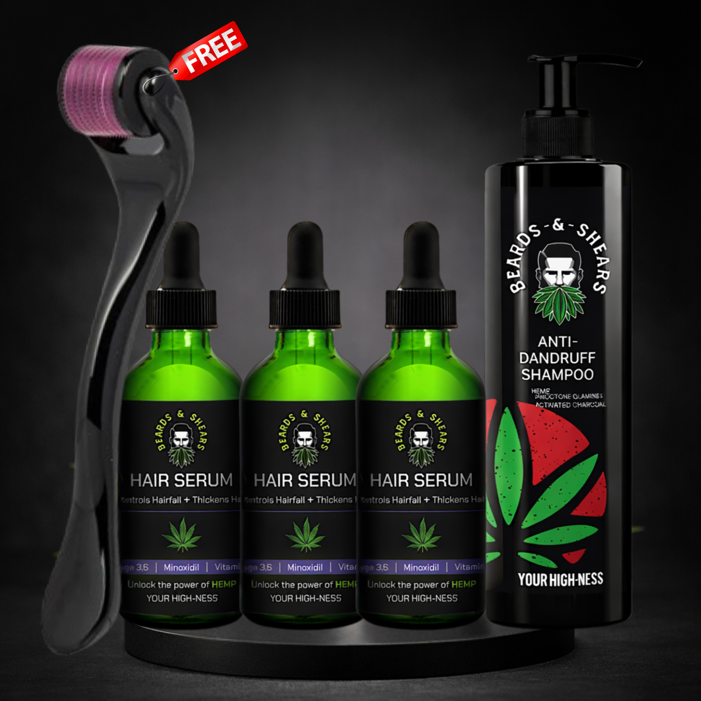 Anti Dandruff Hair Growth Duo - Eliminates Dandruff & Regrows Hair in 6 weeks | Contains Piroctone Olamine & Activated Charcoal