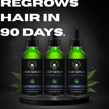 90 Days Pack |Hair Growth Serum x 3 | Boosting Hair Growth And Controls Hair Fall