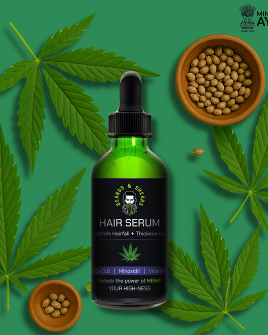 Minoxidil + Hemp Hair Serum | Boosting Hair Growth And Controls Hair Fall - 30ml