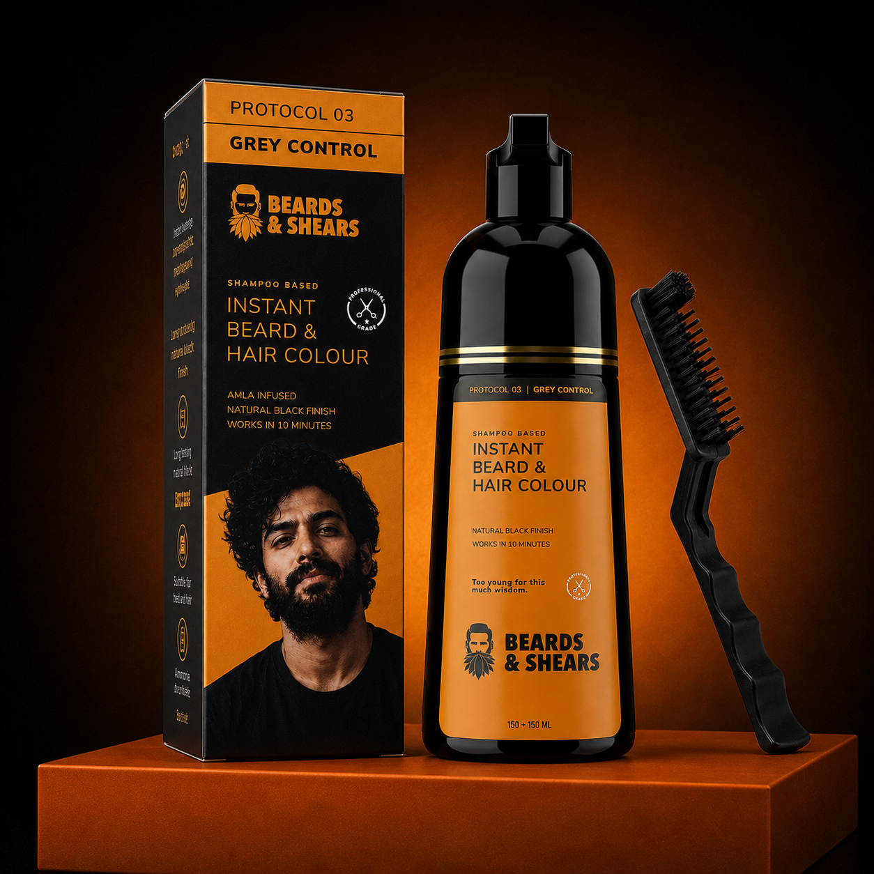 Instant Hair Color For Beard & Scalp | Last 30 Days