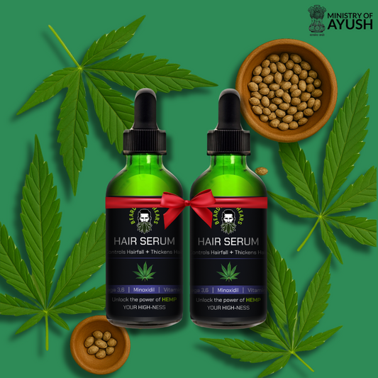 Buy 1 Get 1 Free - Minoxidil + Hemp Hair Growth Serum | Boosting Hair Growth And Controls Hair Fall - 30ml + 30ml FREE