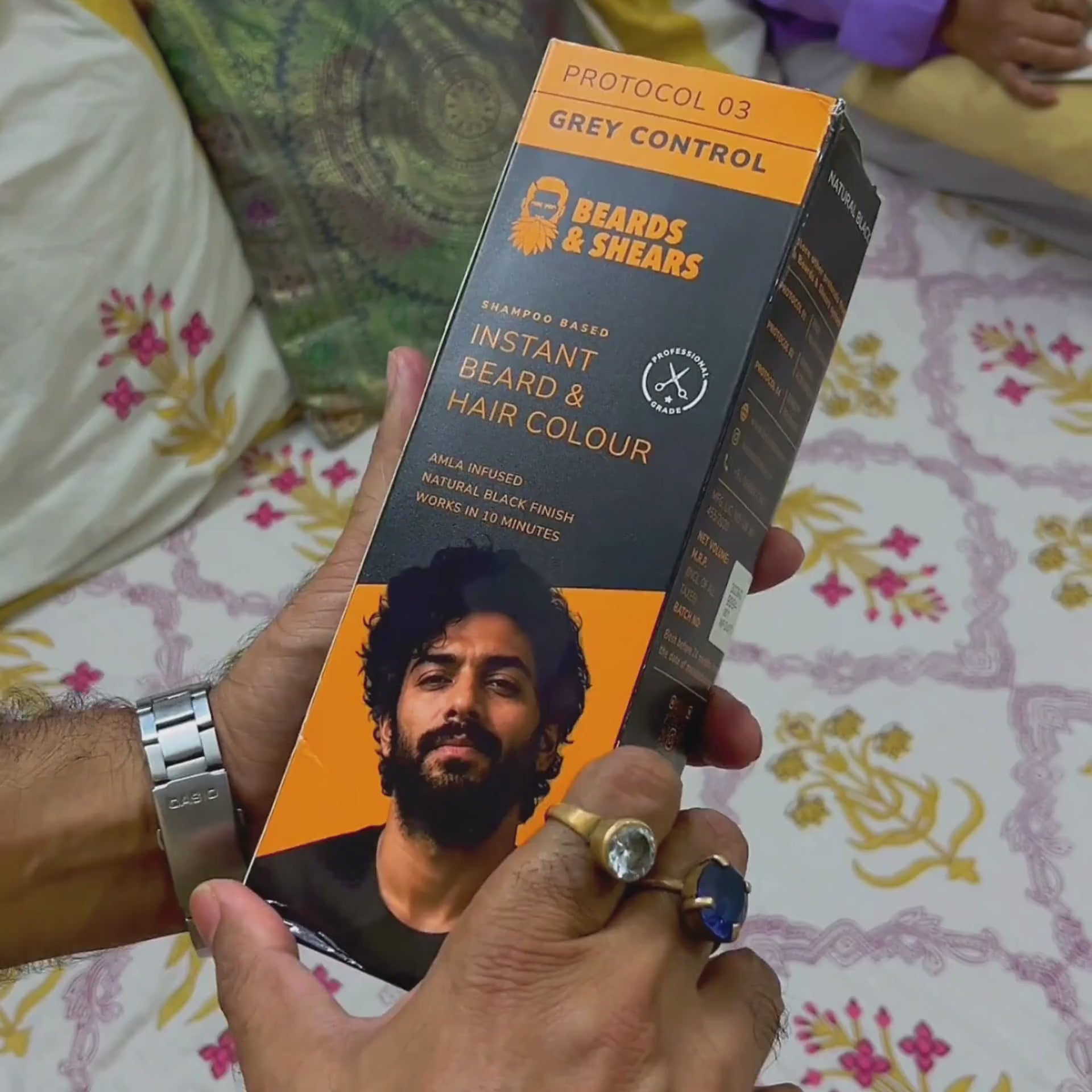Instant Beard & Hair Color - Natural Black